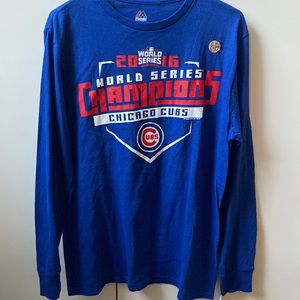 NWT Chicago Cubs 2016 World Series Champs long sleeve